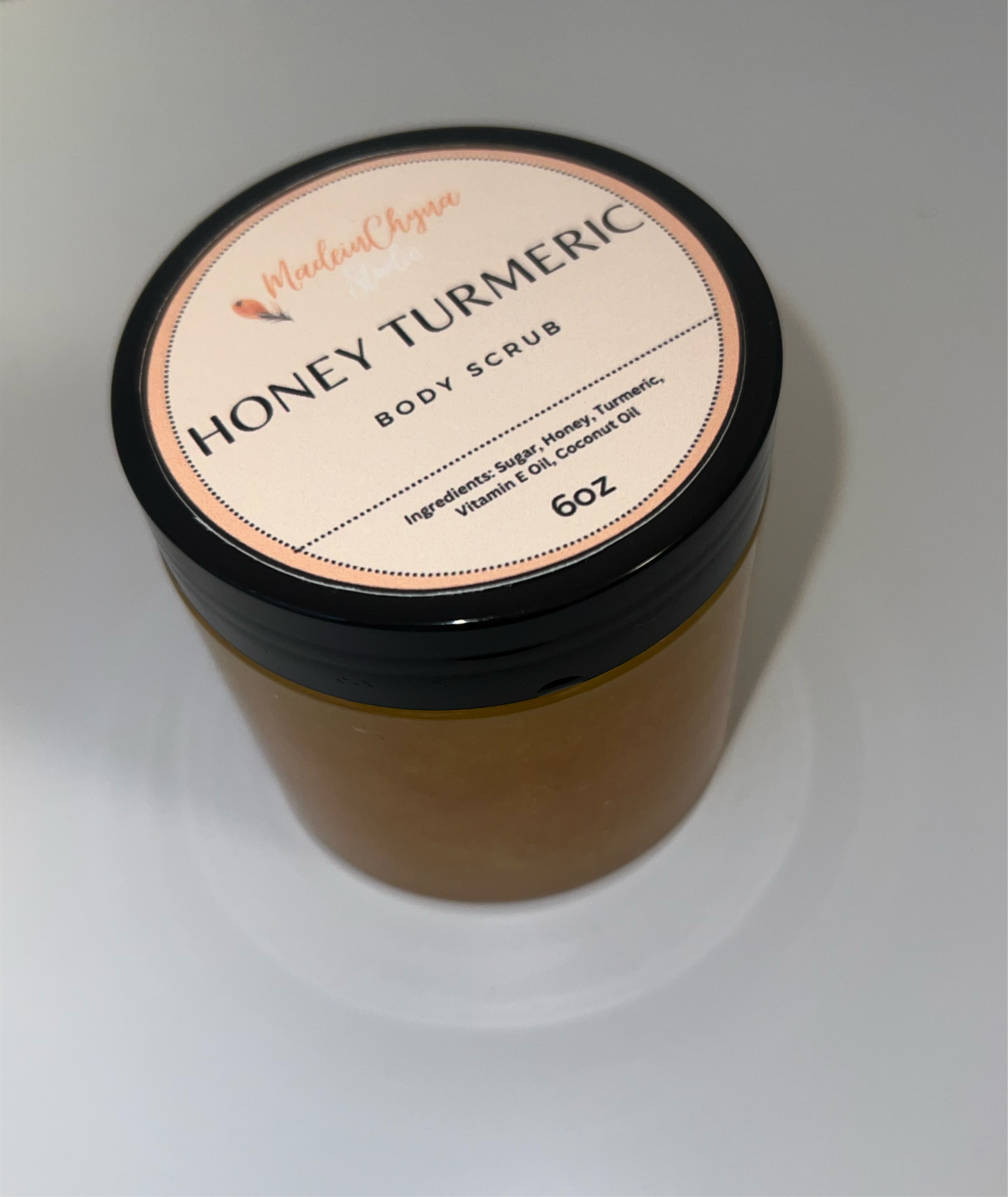 Honey Turmeric body scrub (6oz)